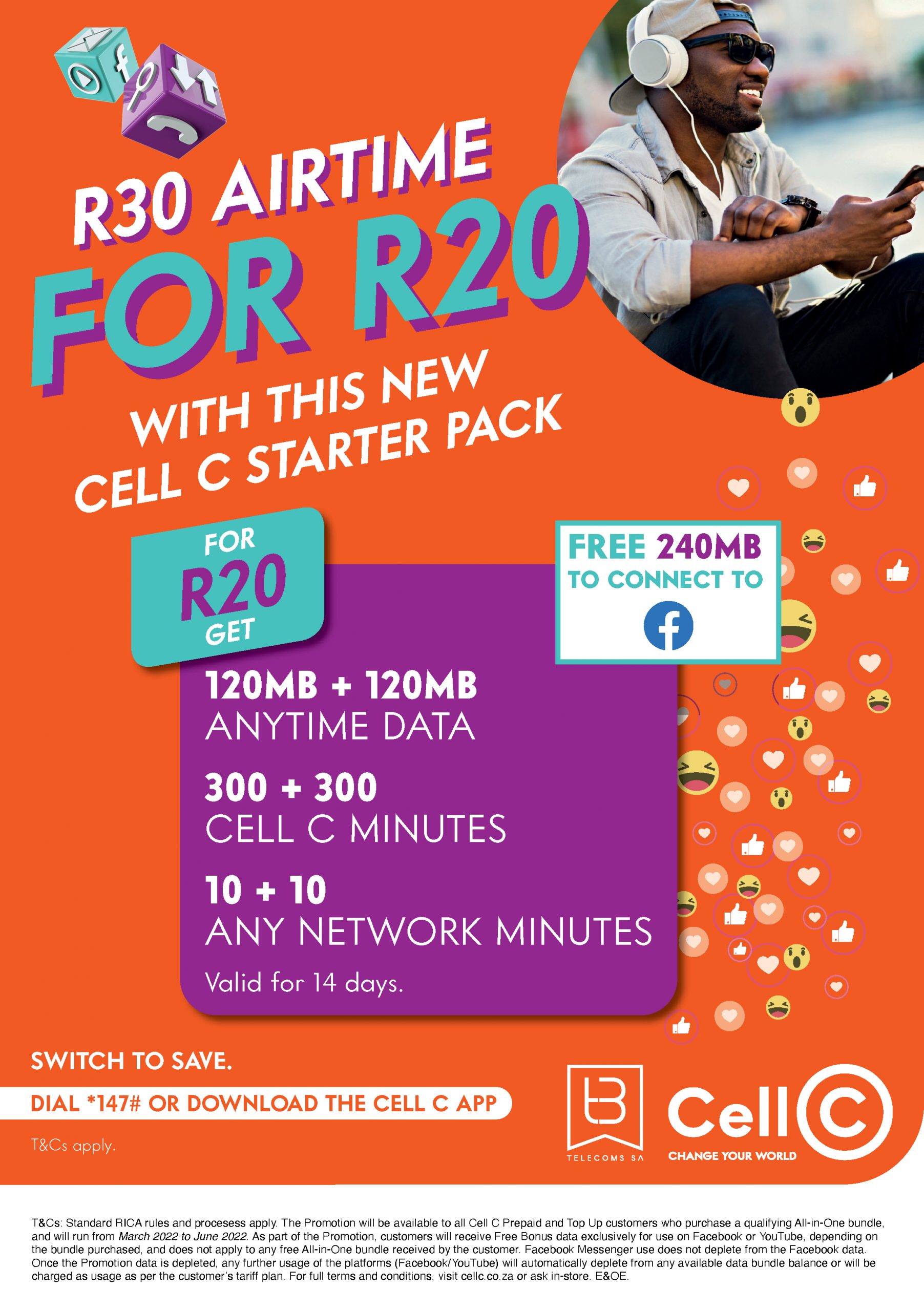 Get R30 Airtime for R20